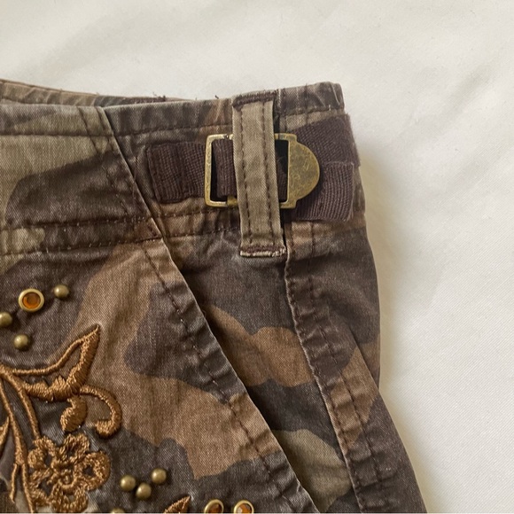 International Concepts embellished camo print cargo pants jogger style size 8 - Picture 7 of 15